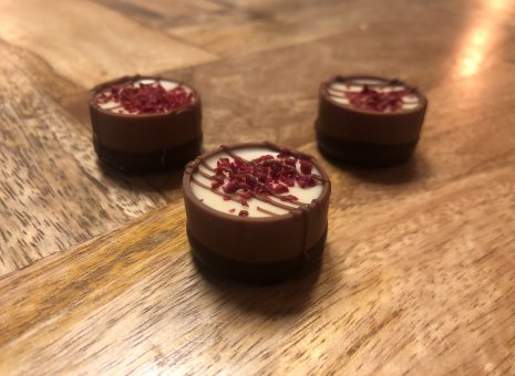 Framboise kerstbonbons