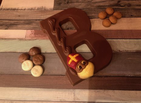 Chocolade letter B