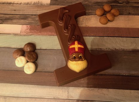 Chocolade letter i